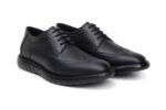 Harry Brogue in Black from Ahimsa (Wide Width)