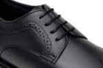 Harry Brogue in Black from Ahimsa (Wide Width)