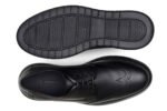 Harry Brogue in Black from Ahimsa (Wide Width)